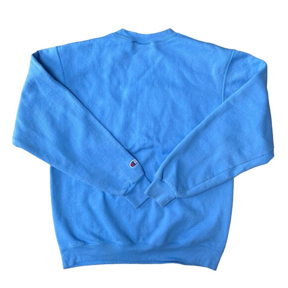 Vtg Champion UCLA Bruins Crewneck Sweatshirt Size Medium Embroidered Blue - Picture 3 of 7